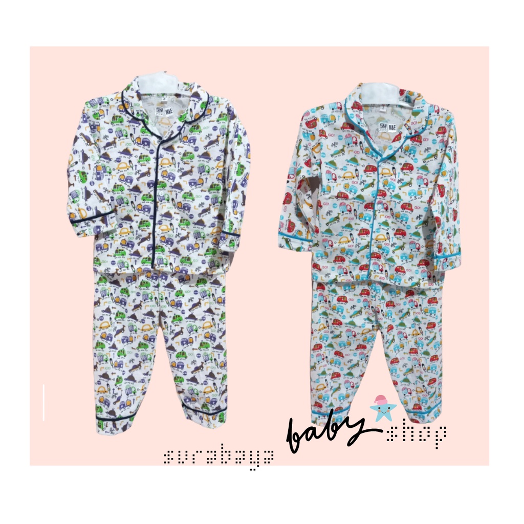 Baju Tidur Anak / Setelan Anak Lengan Panjang M &amp; E 741700