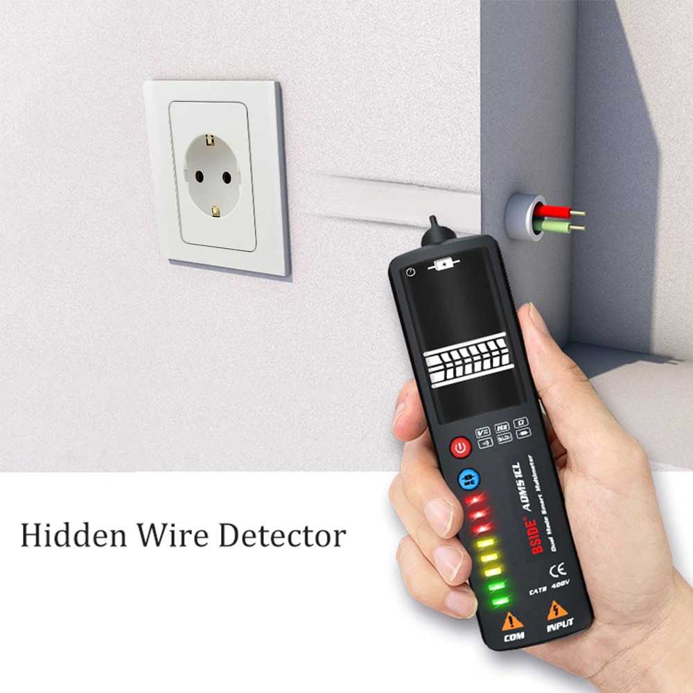 FatihShop BSIDE Voltage Indicator Tester Non contact AC 2.4 Inch LCD - ADMS1CL