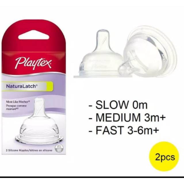 PLAYTEX BABY NIPPLE NATURALATCH REPLECEMENT /DOT BOTOL SUSU PLAYTEX