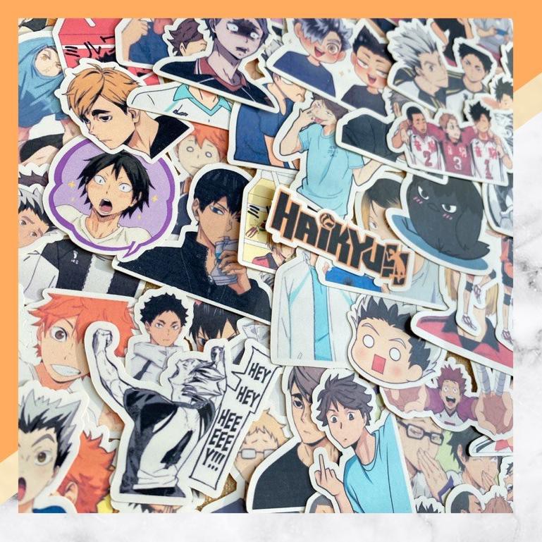 

BIG SALE Haikyuu Anime Sticker Pack Aesthetic/Estetik