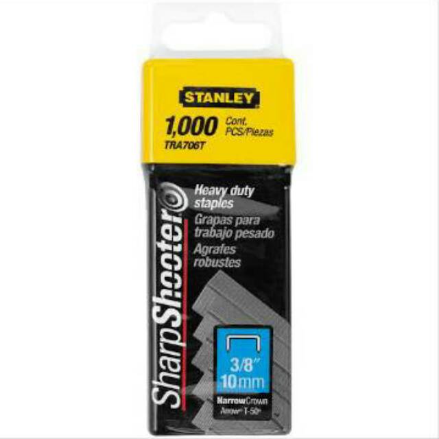 

Isi Staples ( 3/8" - 10mm ) Heavy Duty Refill TRA-706T Stanley