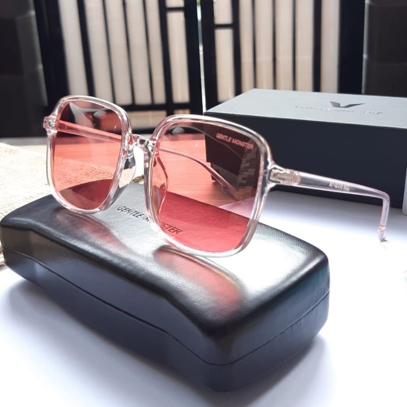 Frame Kacamata Kotak Besar sunglasses korea kekinian frame pria wanita