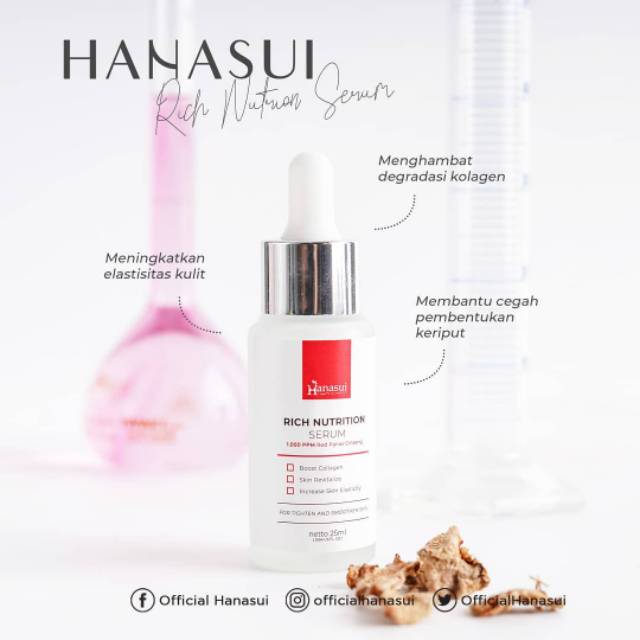 HANASUI BRIGHT UP SERUM / HANASUI PROPOLIS SERUM / HANASUI RICH NUTRITION SERUM / SERUM HANASUI