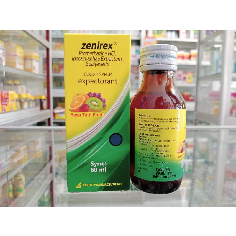 ZENIREX EXPECTORANT SIRUP 60 ml - ED 11/2024