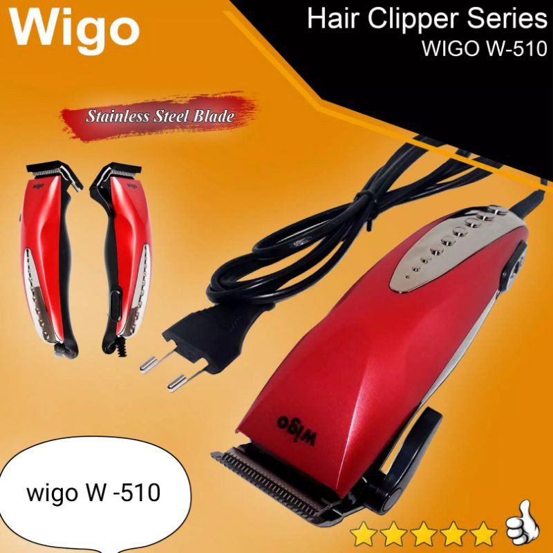 Wigo W- 510 , Cukur Rambut , Clipper , Mesin Potong Rambut