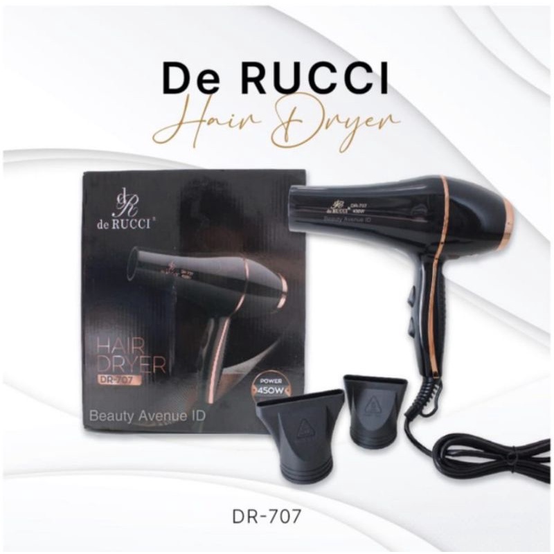 Hairdryer De Rucci DR-707 / FASHION HAIRDRYER DeRucci 100%