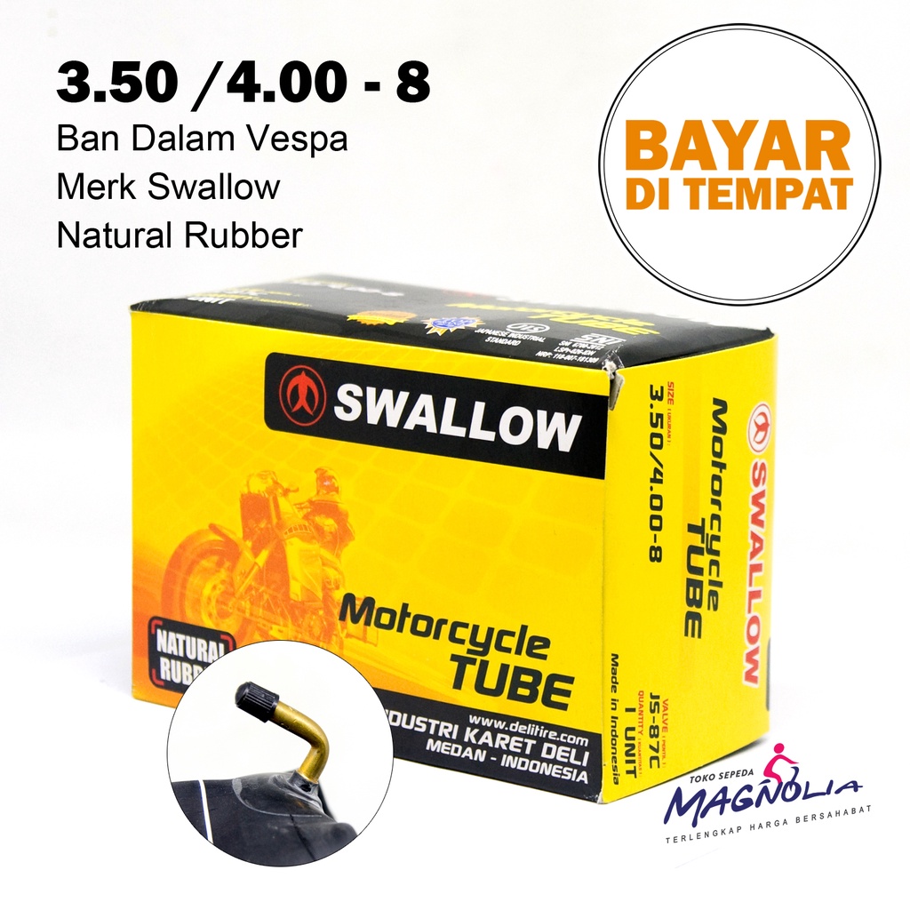 Ban Dalam Vespa Ring 8 - 3.50-400 Swallow