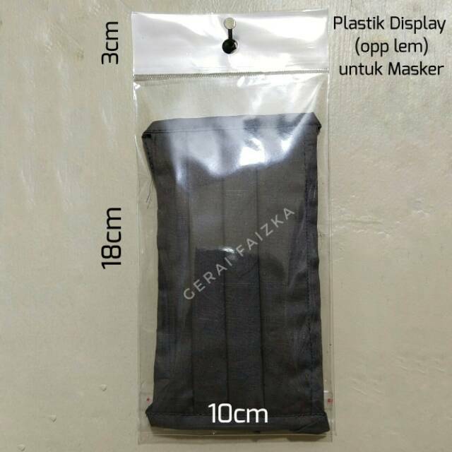 

[PLASTIK MASKER] PLASTIK OPP DISPLAY/STICKER 9X18~10x18