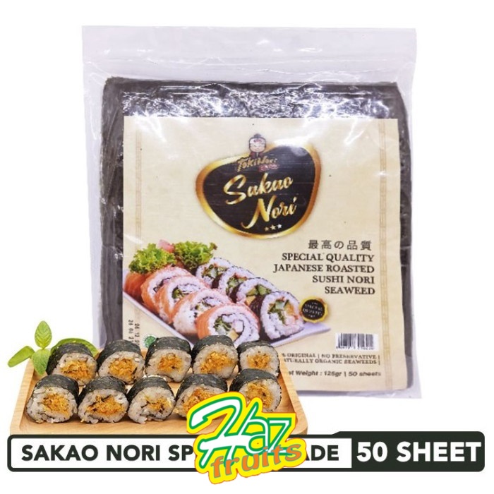 

Tokinori Sakao Sushinori 50 Sheet - Special Grade Seaweed