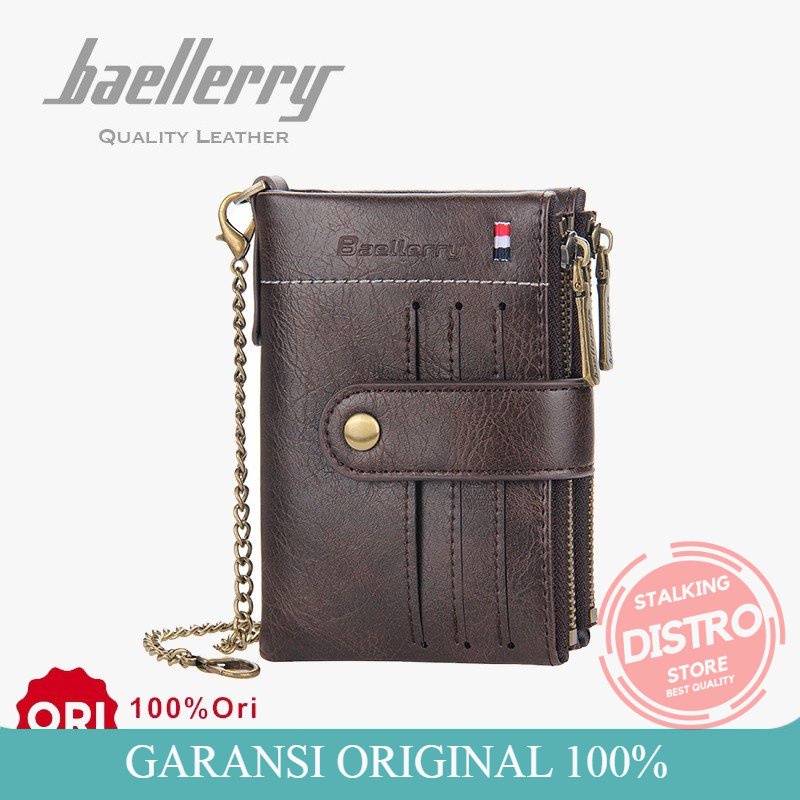 Dompet Pria BAELLERRY D3225 Dompet Pendek Bahan Kulit PU Leather Premium dompet baellery dompet bael