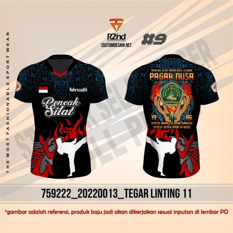 kaos jersey silat PAGAR NUSA