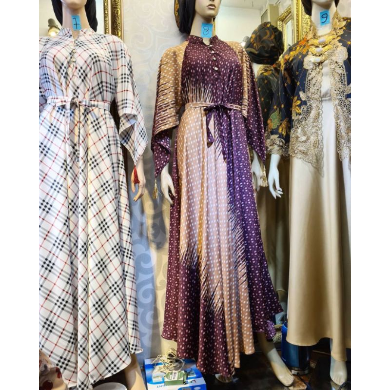 Gamis syari Dress Kondangan Dress Wanita Gamis jumbo Casual Dress