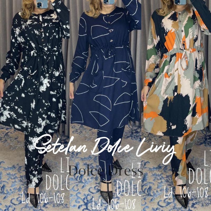 Setelan Serut Dolce Liviy by. DolceDress