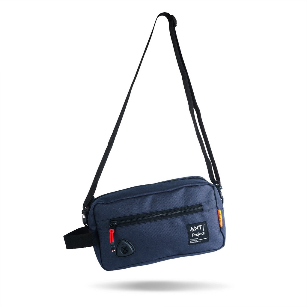 Rev Handbag Pouch Pria - Clutchbag - Tas 2in Pria Wanita - Tas Selempang Unisex Premium Quality navy