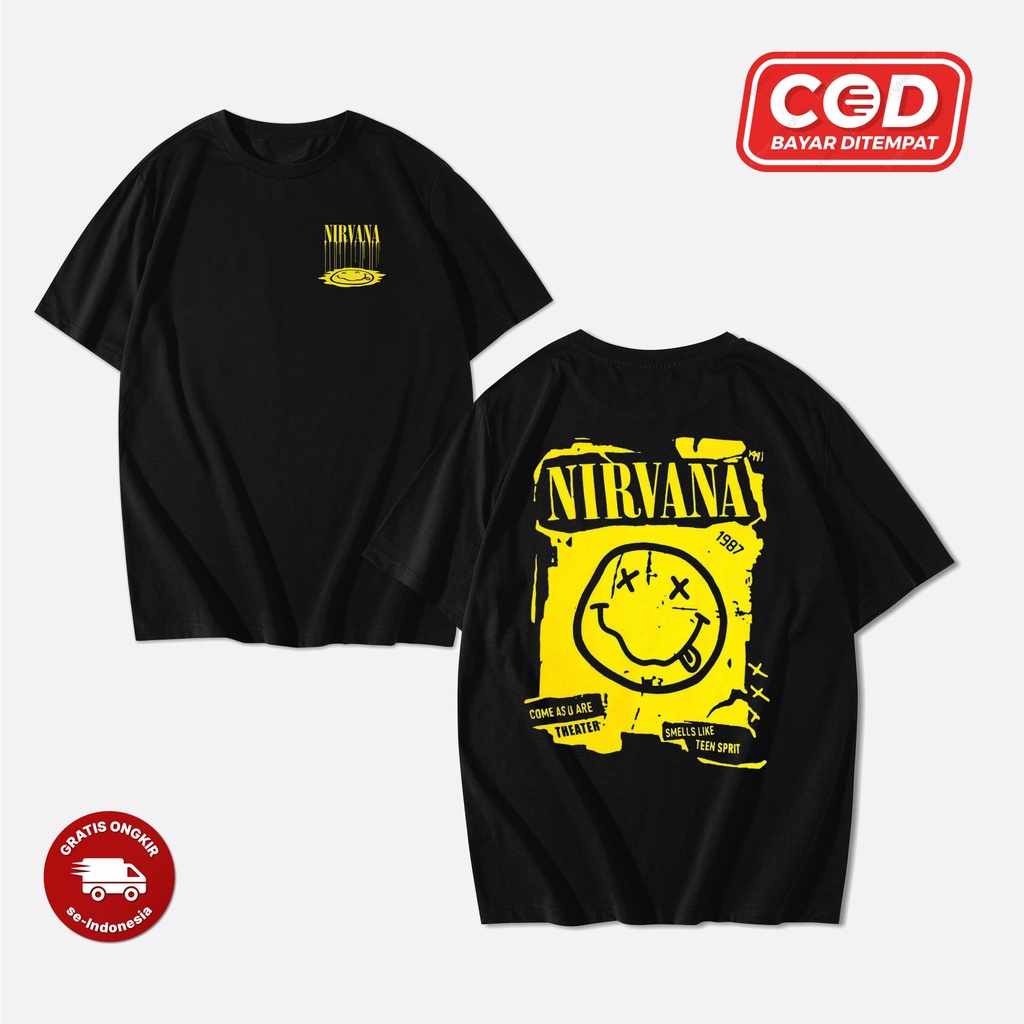 KAOS BAND NIRVANA Original Distro