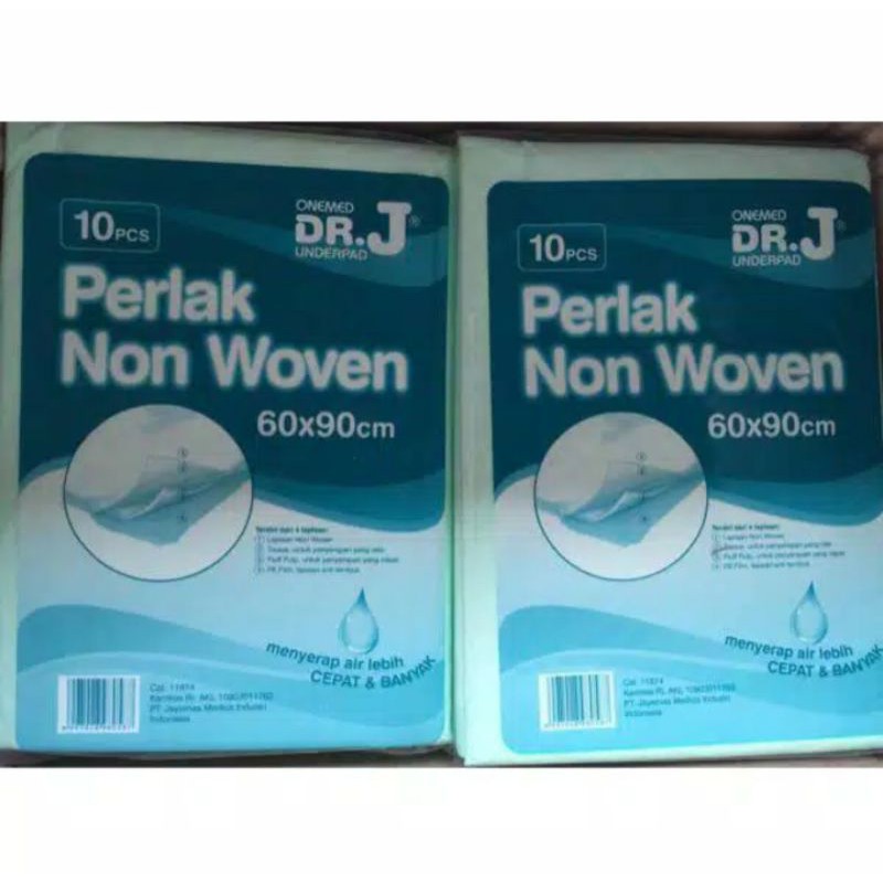 DR J UNDERPAD 60 X 90 CM PERLAK SEKALI PAKAI ONEMED