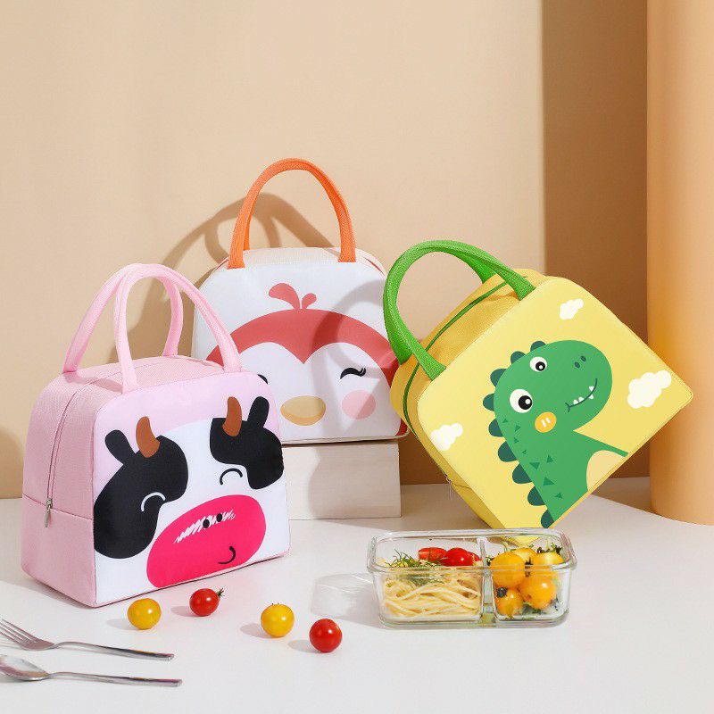 ~ PIYOSHI08 ~ Kids Waterproof Cooler Bag Animal Character Tas Bekal Makan Anti Air Children Lunch Box PD110