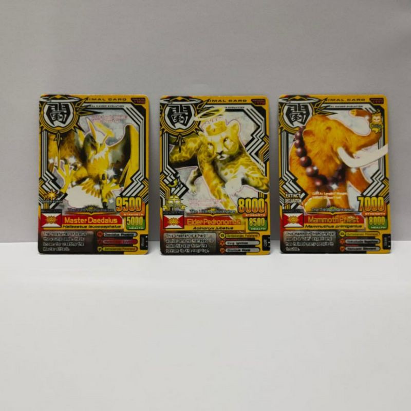 Kartu Animal Kaiser Master Daedalus,Elder Pedronomus,Mammoth Priest