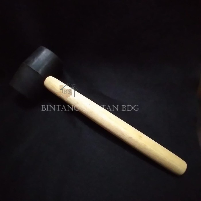 PALU KARET GAGANG KAYU 32 Oz 90 mm  RUBBER HAMMER 32Oz 90mm