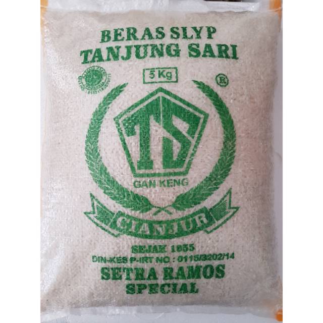 

Beras Setra Ramos Tanjung Sari kemasan 5 KG