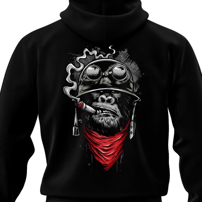 Pro.Coll - Smokey Kong Zipper Hoodie - Hoodie Pria dan Wanita