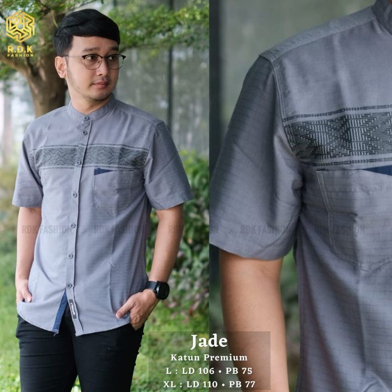 JADE & JILAN BAJU KEMEJA KOKO KEMKO PRIA BY RDK @alv