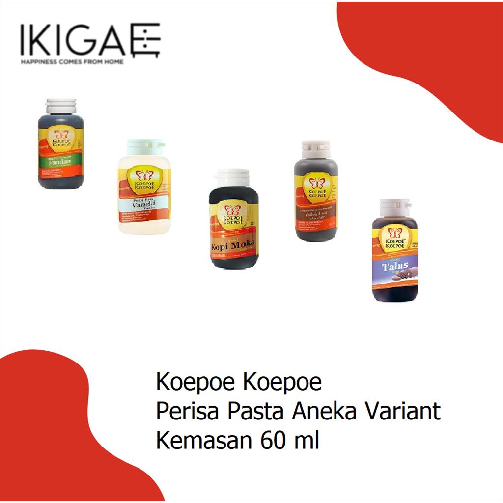 KOEPOE KOEPOE PERISA PASTA ANEKA RASA KEMASAN 60 ML