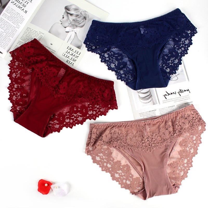 HW - Cd Undies Polini / Celana Dalam Brieft Renda Underwear Panties Sexy 9092