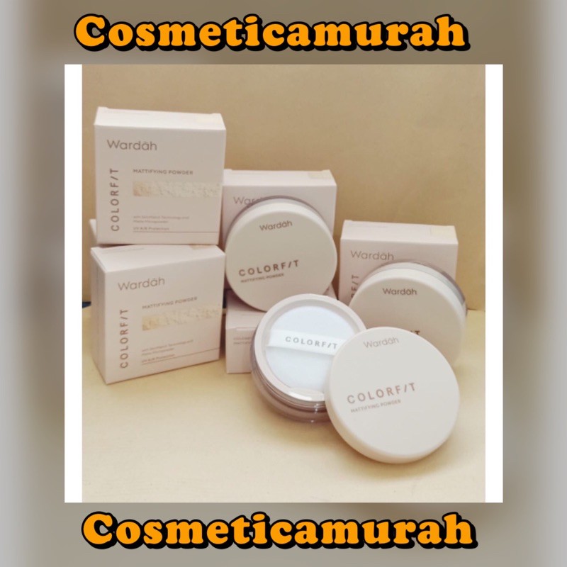 bedak tabur // Lengkap variant // [ wardah ] wardah colorfit mattifying powder | bedak tabur wardah