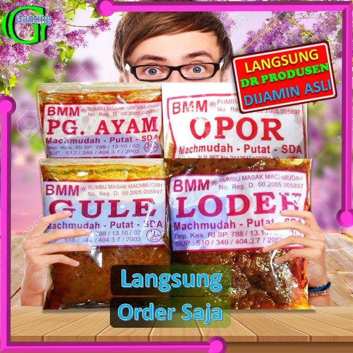 

Bumbu Dapur Machmudah BMM instan Masak Mahmudah Bali soto Rawon pecel sate bamboe Padang Sajiku DKI