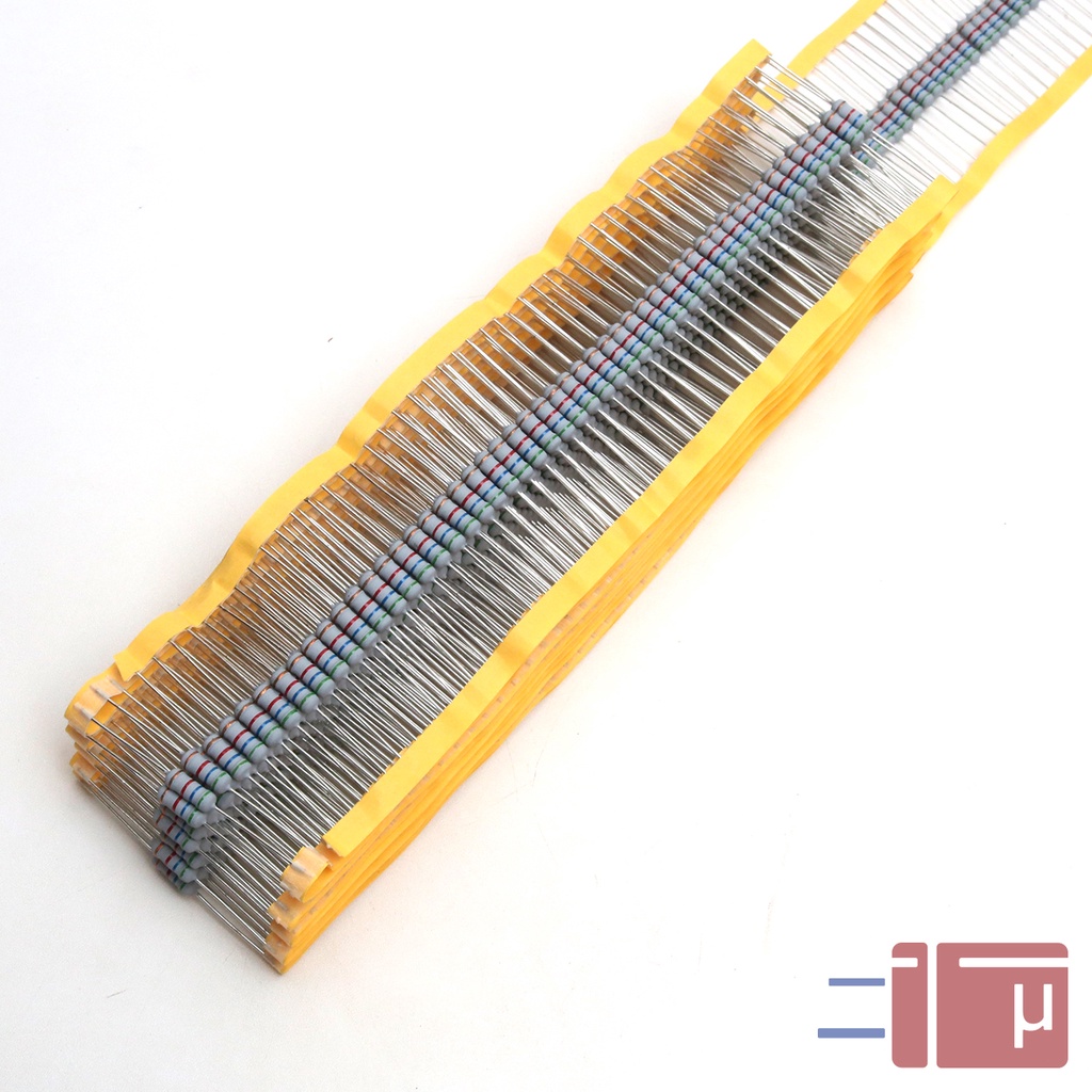 x10 Resistor 5K6 5.6K 1W Metal Oxide 5% Taiwan Kaki Tembaga