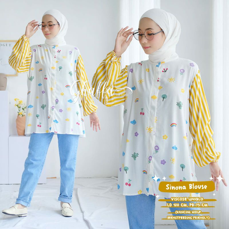 BELIZA BLEMI KIVI DILRA JAVAS KENAI KIMIKO LINSKI MIMA NAVIVA NEINA PAKITA PINTA REIVE RUMI POPITA ROMERI SYANINA BLOUSE BY GHAFFA | BAJU ATASAN BLOUSE JUMBO PREMIUM MOTIF POLKADOT BUNGA ABSTRAK OOTD KOREA STYLE KEKINIAN-Sinona