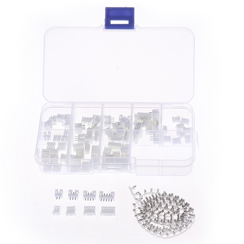 Set 230pcs Konektor Terminal Header JST 2p 3P 4 Pin 2.0mm ph2.0