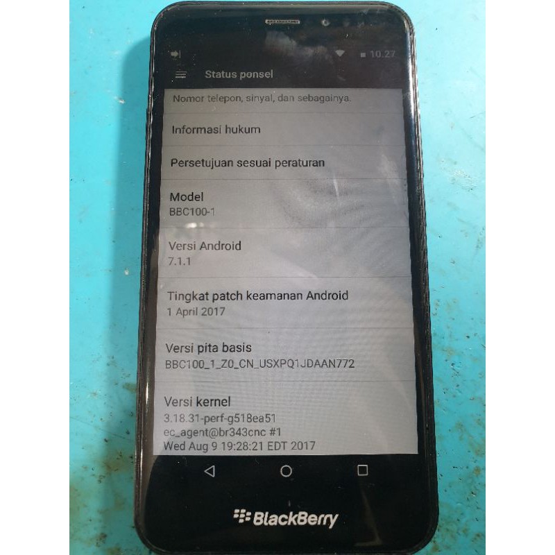 LCD BB AURORA ORI CABUTAN PLUS FRAME