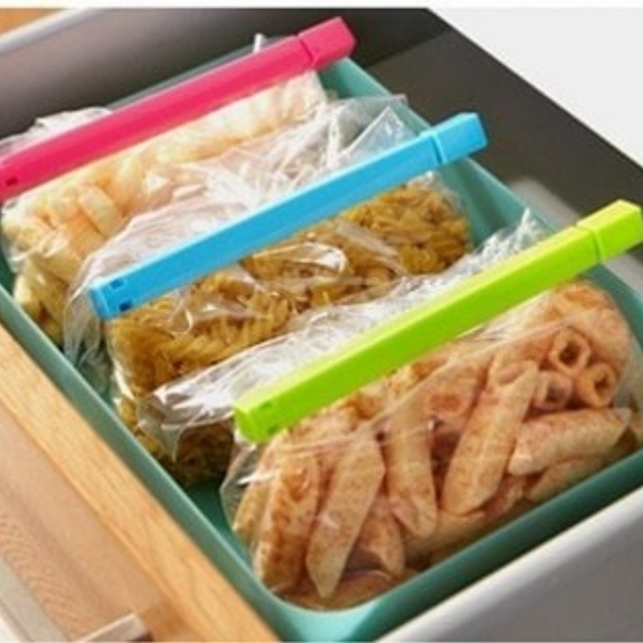 【GOGOMART】ISI 5 Sealer Klip Penjepit Bungkus Makanan Snack /  Plastik Seal Plastick Food Clip - ISI 5