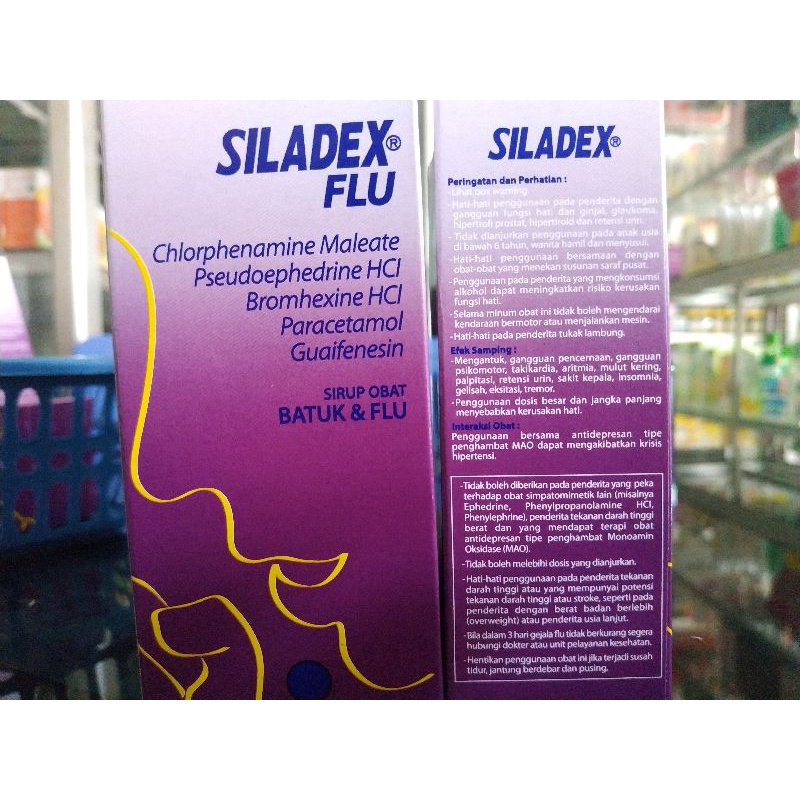 SILADEX FLU SYR 60 ML