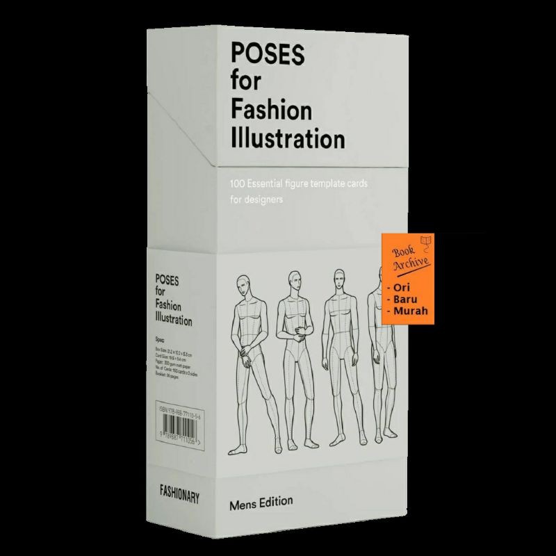 

(Ready Stock) Poses For Fashion Illustration (Mens) Fashionary