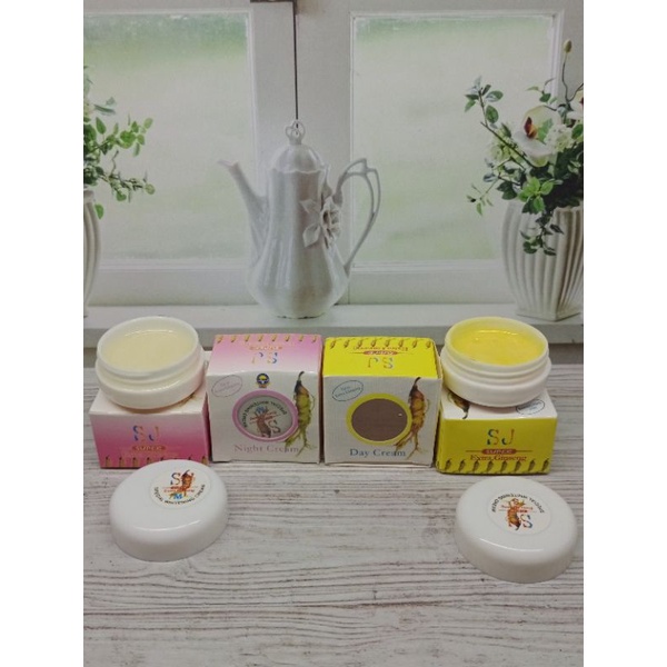 1 SET CREAM SJ GINGSENG SIANG DAN MALAM ORIGINAL /PAKET CREAM SIN JUNG SIANG & MALAM EXTRA GINGSENG 
