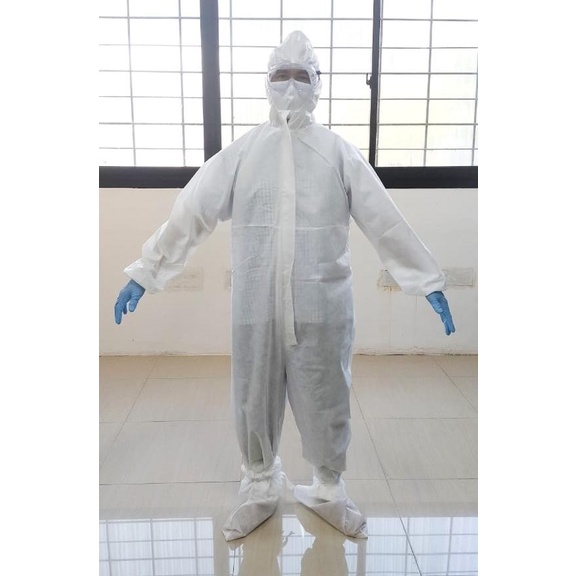 Baju Hazmat - Bahan Spunbond - Hazmat APD Kelengkapan Medis