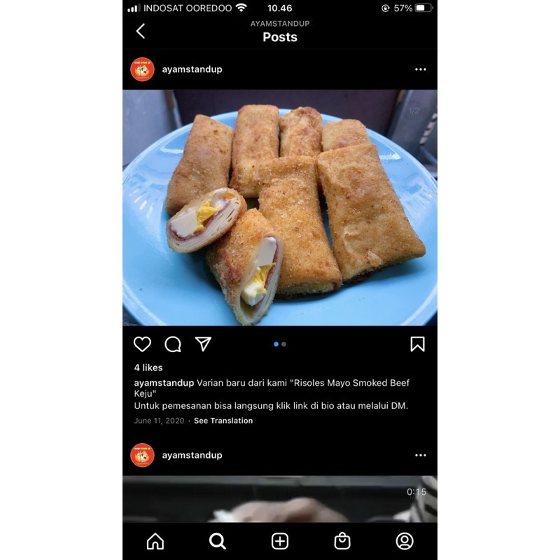 

Risoles Smokeed Beef Mayo keju