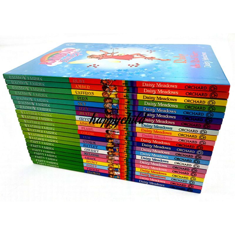 21 books Rainbow magic fairy tales/cake fairy/snow fairy/red fairy/buku impor/buku anak/happychild