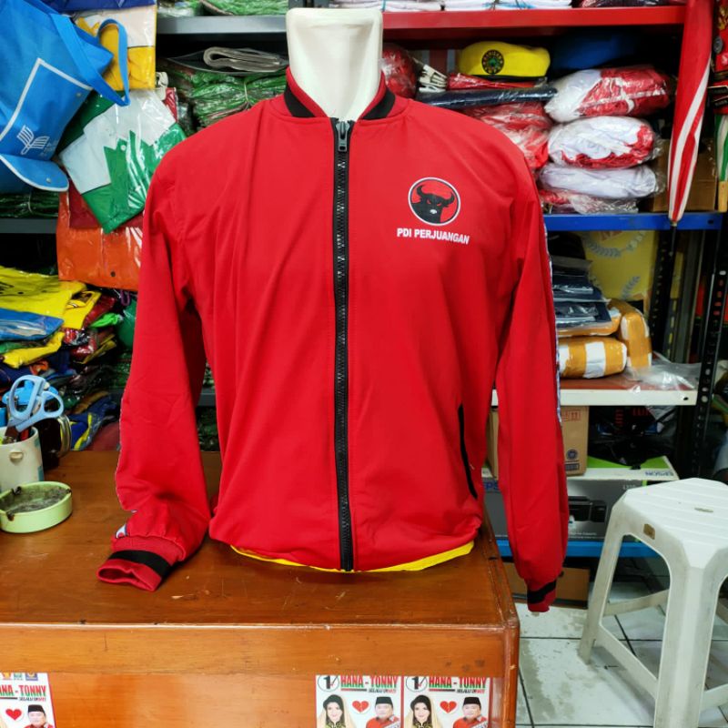 jaket partai PDI perjuangan