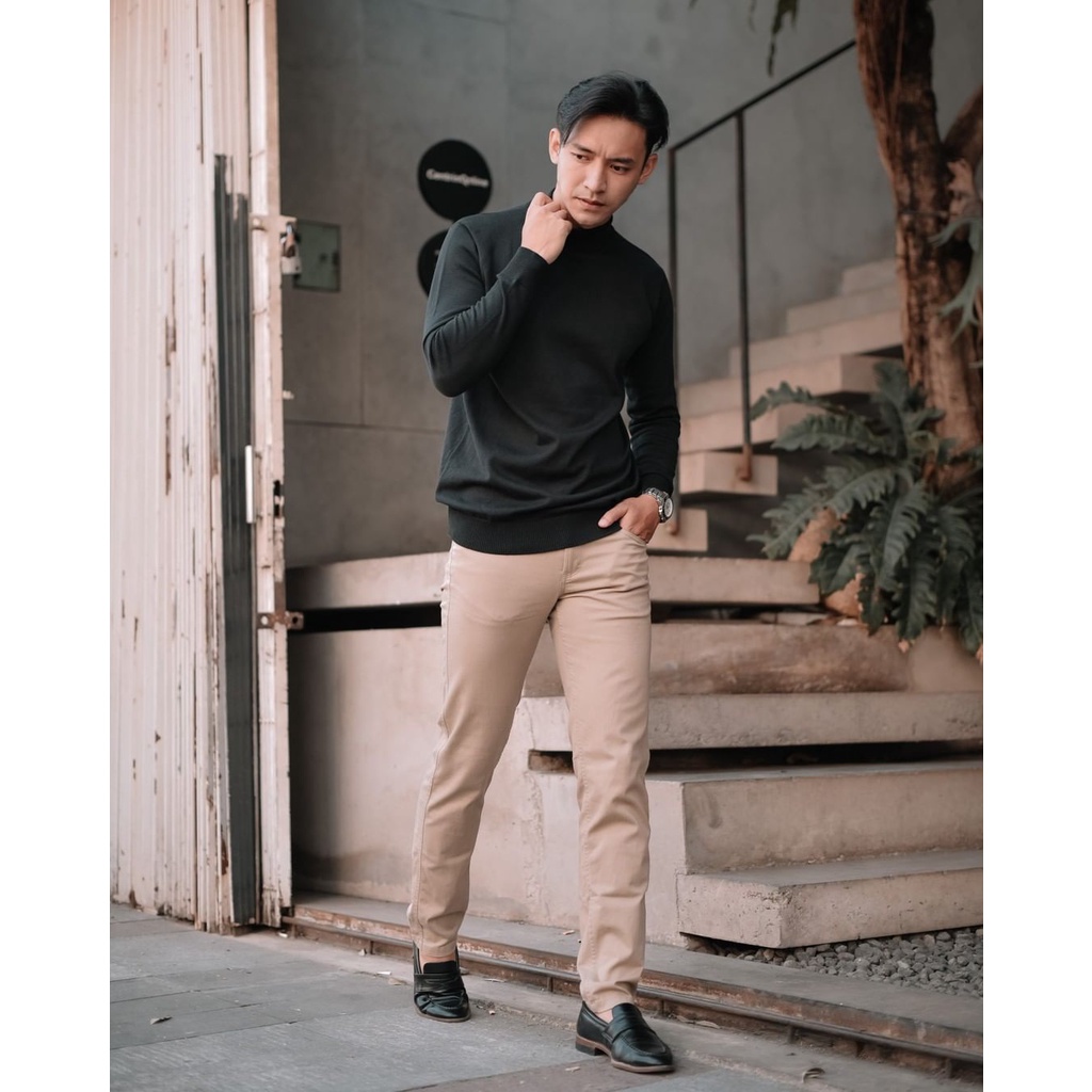 sweater rajut pria/laki2 Adam Turtleneck premium By Galleraj.ID