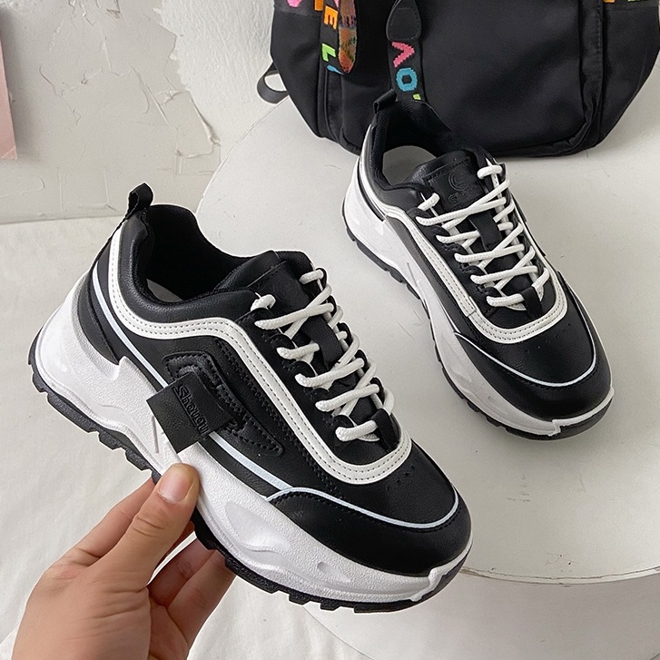 SS-SW327 Sepatu Sneakers Wanita Sport Korea 2022 Impor COD TERMURAH