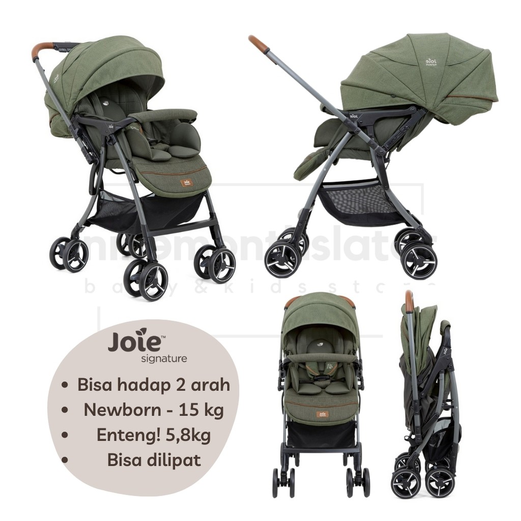 Joie Signature SMA Baggi Drift - Stroller Enteng Hadap Ibu Depan Belakang Two Way Kereta Dorong Bayi