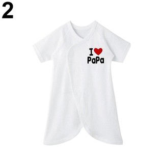 Pakaian Jumpsuit Romper Bayi Baru Lahir Tulisan I Love Pakaian Jumpsuit Romper Bayi Baru Lahir Tulisan I Love