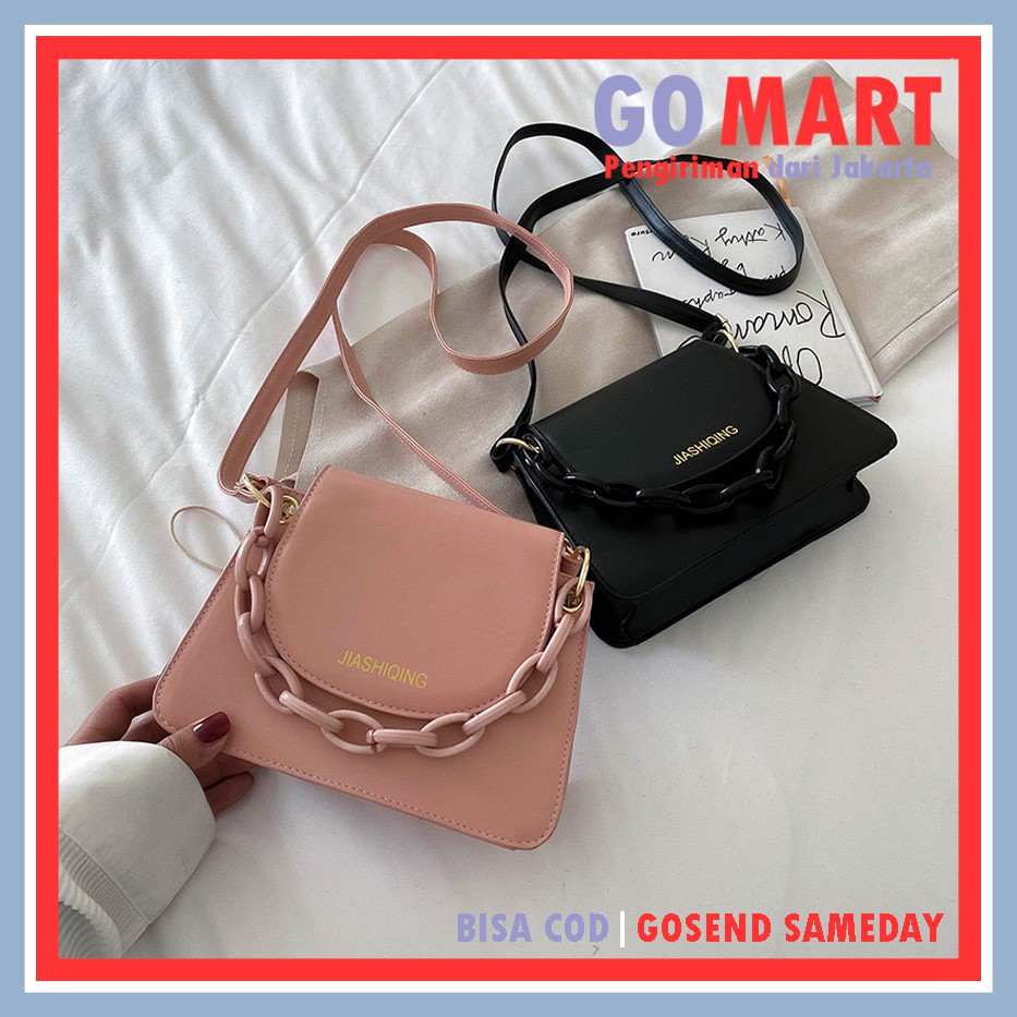 Tas Wanita Import High Quality Model Rantai - Tas Selempang Wanita Fashion Korea Kekinian [SL31]