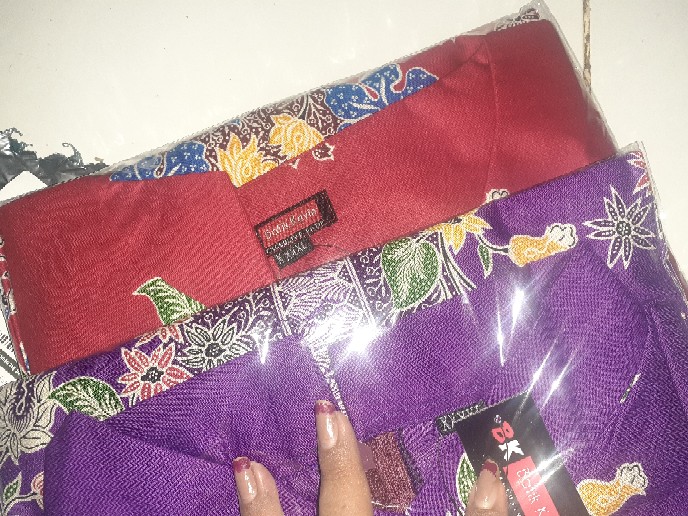 Atasan Tunik Batik Seragam Kantor Tunik Modern Terbaru - Bk007