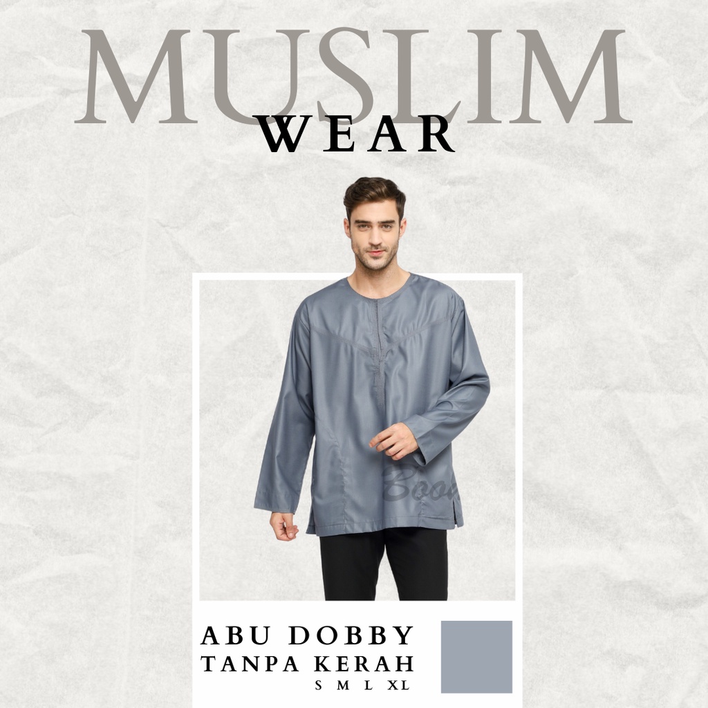 Boomar Koko Abu Dhabi Tanpa Kerah Toyobo Premium