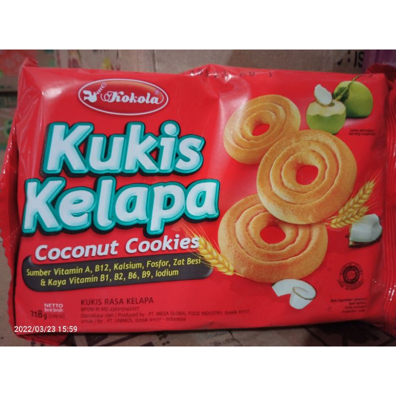 

Kokola kukis kelapa 218gr